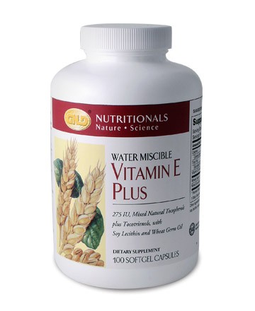 Vitamin E Plus 100 capsules 275 IU Case of six