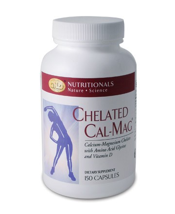 Chelated Cal-Mag  with Vitamin D, Capsules, Case of 6